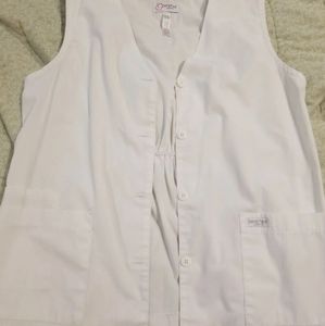 Medium white lab vest